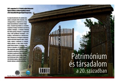 Patrimónium és társadalom a 20 században Repository of the Academy s